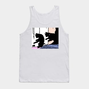 Crazy Cats_Catch Me If You Can Tank Top